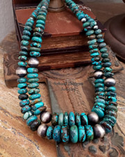  Schaef Designs Hubei Turquoise & Large Navajo Pearl Necklace | Arizona 