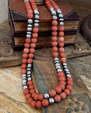 Schaef Designs Southwestern matte red jasper basics Necklace | Arizona