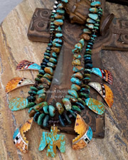 Schaef Designs Turquoise Token Charm Necklace | Arizona 
