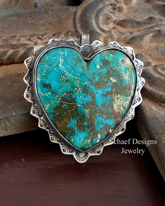 Schaef Designs Navajo Pearl and turquoise hoop post earrings | Arizona 