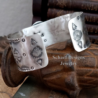 Schaef Designs Carved Bone Indian Chief & Sterling Silver Southwestern Cuff Bracelet | Arizona | Arizona 
