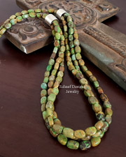 Schaef Designs Green Turquoise Multi Strand Necklace | Arizona