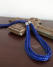 Schaef Designs Lapis 10 Strand Necklace | Arizona