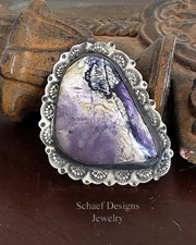 Schaef Designs Picture jasper Sterling silver tube bead necklace | Arizona