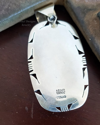 AZ Wildhorse & Sterling Silver Pendant | Arizona 