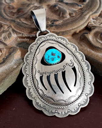 Schaef Designs Denim Lapis Cross Set in Stamped Sterling Silver | Arizona