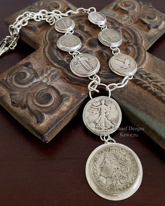 Nelvin Burbank Turquoise & Sterling Silver Pendant |  Schaef Designs  | Arizona  