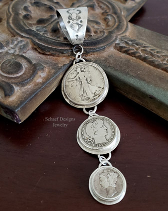 Schaef Designs Old Coin Totem Pendant | Arizona 